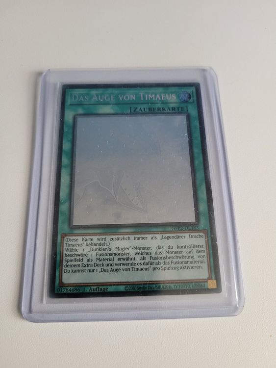 thumbnail image 2 of 3x The Eye Of Timaeus Yugioh Cards - First Edition Play Set LEDD-ENA21 2 of 14