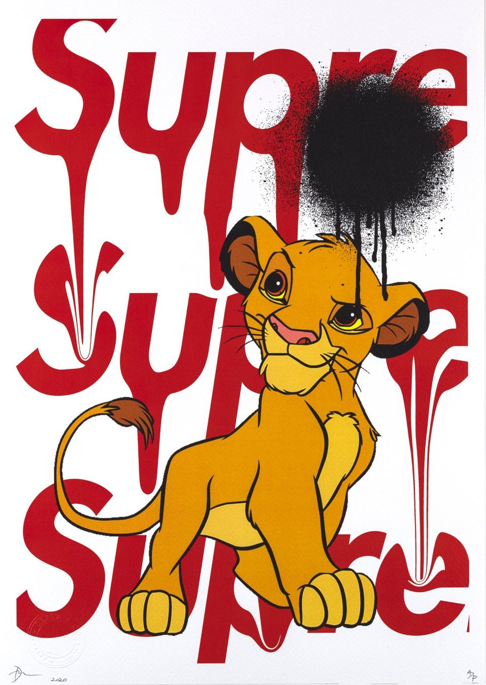 Posters & Illustrations: Death, Simba Supreme, limitierter Kunstdruck – Neuf (Voir description) à Masein par KunstvonFrauen