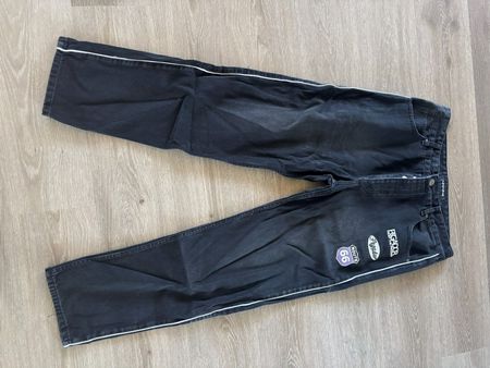 Pegador Jeans schwarz mit Patches – Grösse 32