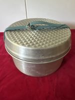 Campinggeschirr Kochgeschirr Alu Set Vintage Deckel Henkel 