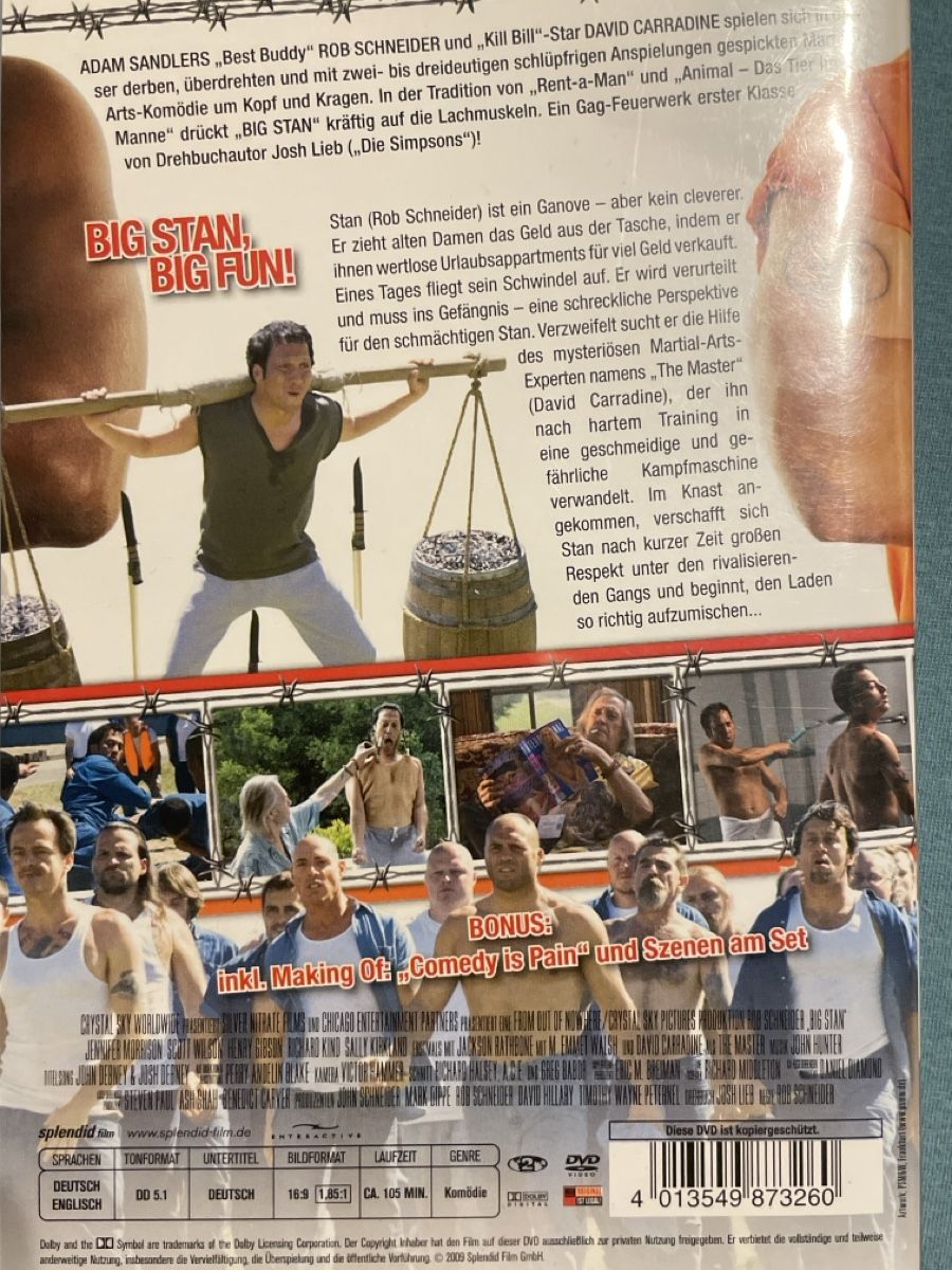 Tutti i DVDs: Big Stan (2007)  selten – Usato da Waldenburg venduto da Mimily33 1