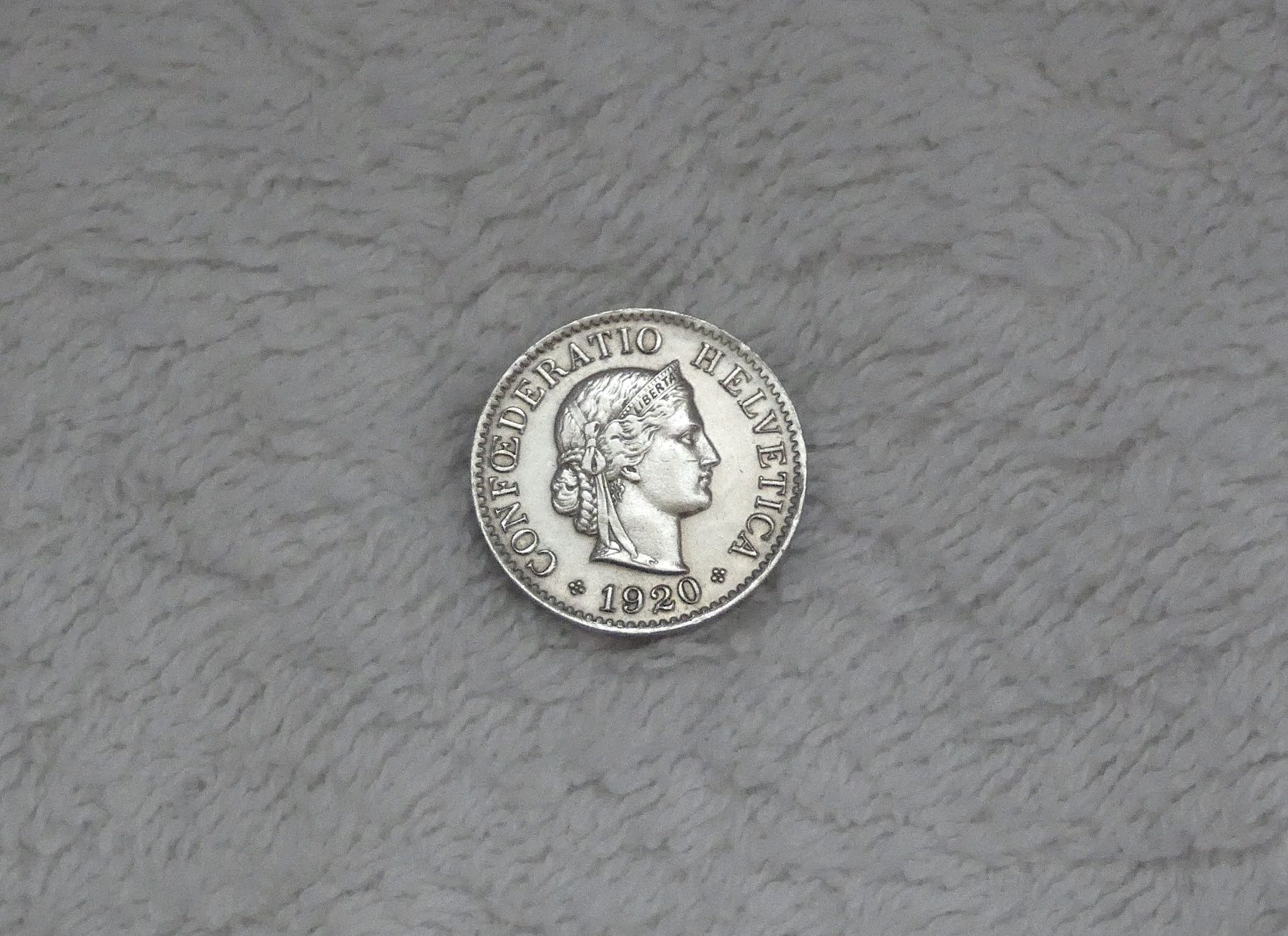Tutti le monete: 5 centimes/Rappen 1920 – Usato da Nyon venduto da Ilmi09
