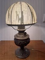 Ancienne lampe à pétrole électrifiée brûleur R.DitmarWien