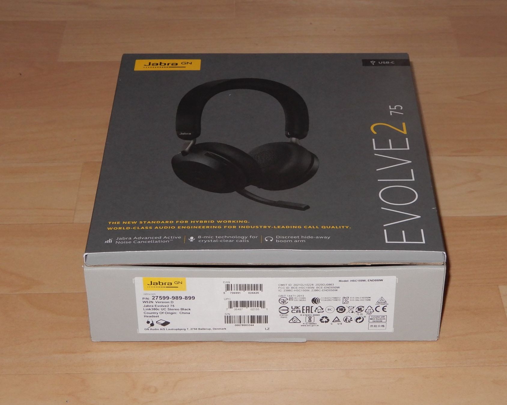 Jabra Kopfhörer: Jabra Evolve2 75 USB-C Bluetooth Headset – Neu – Neu und originalverpackt aus Bern von compischop 5