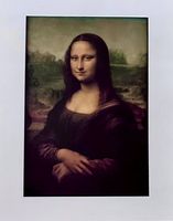 Affiches dart 24 × 30 cm  Léonard de Vinci  Très bon état
