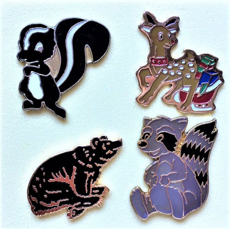 4 ver. Pins mit ver. Tieren | Kaufen auf Ricardo