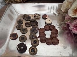 Alte, antike, vintage Knöpfe - Shabby
