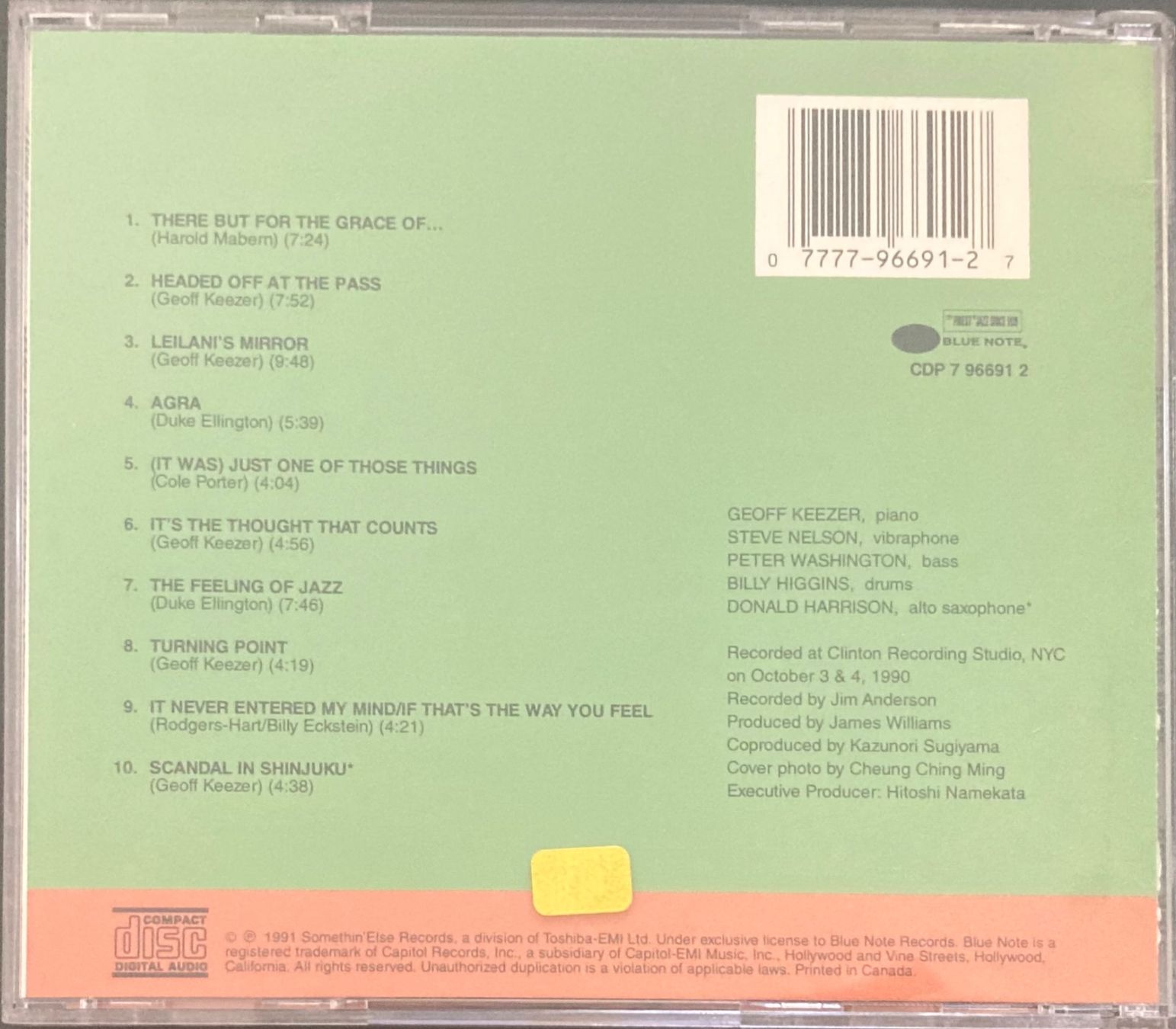 CD: GEOFF KEEZER - HERE AND NOW – Usato da Poliez-Pittet venduto da Newtown-Records 1