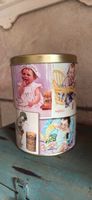 Nestlé Blechdose mit Baby-Motiven, leer, Ø 14cm H 17cm