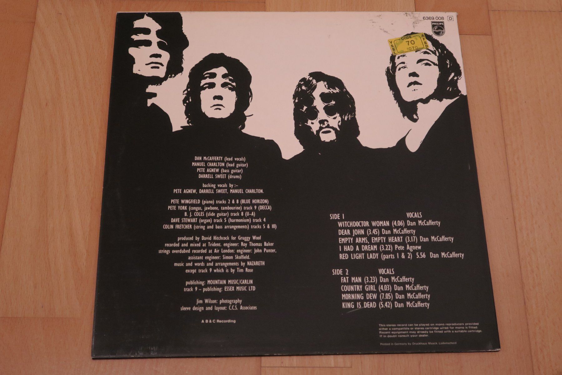 Dischi in vinile: Nazareth – Nazareth – Usato da Thun venduto da Karibu70 1