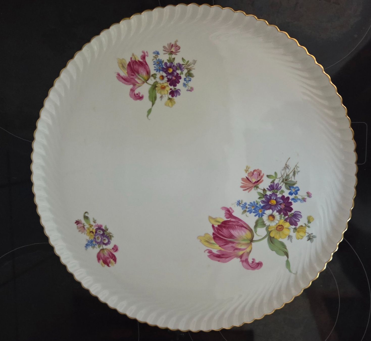 Plateaux: Servierteller Ottlinger Sevelen Blumenmuster – D'occasion à Pratteln par Barfuss999 1