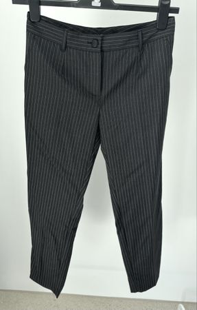 Dolce & Gabbana Hose Grösse 40 IT Pinstripe Woll-Mix Damen