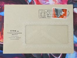 CL31 Enveloppe + Timbre Suisse 1957