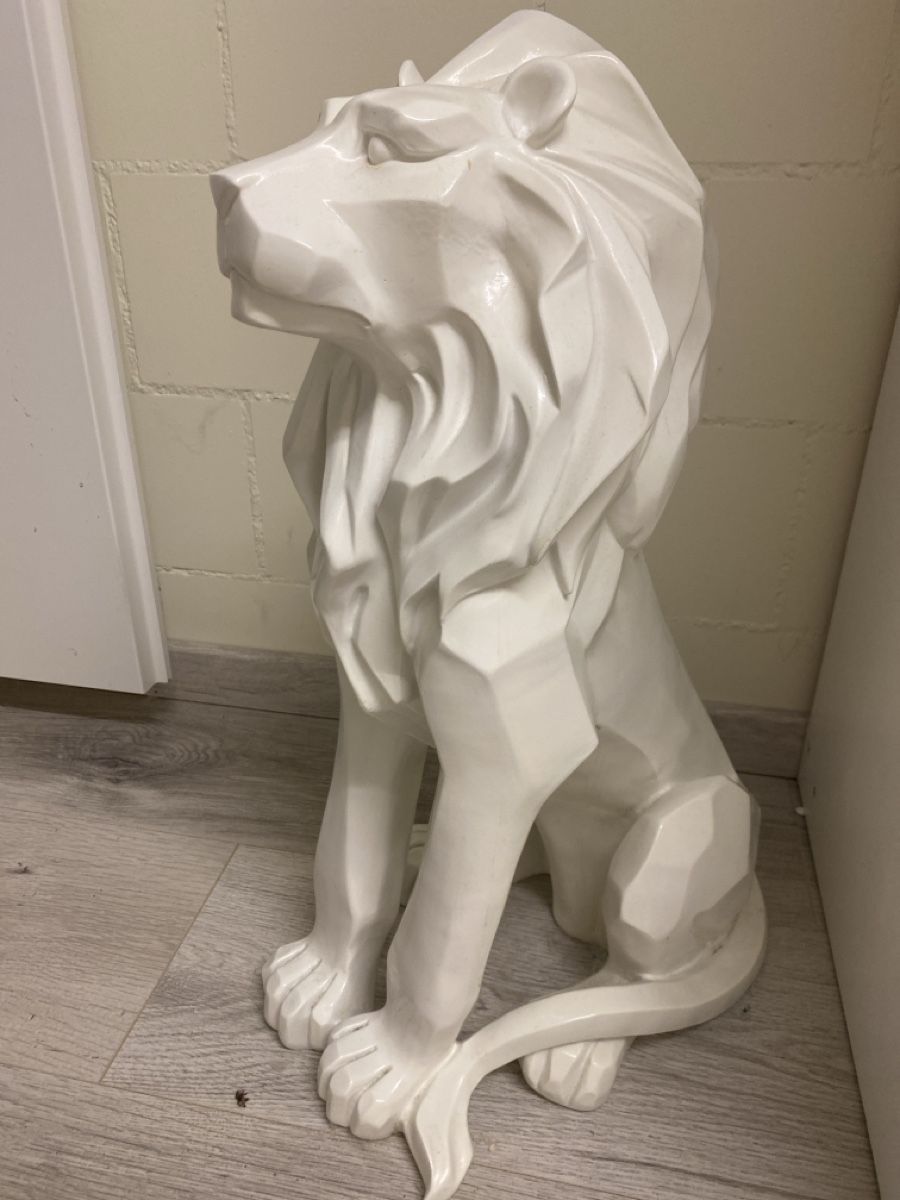 Sculptures & Statues: Weisse Löwen Figur – D'occasion à Wolfwil par ISAsShop 1