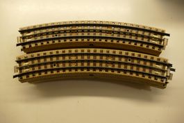 Märklin H0: 8xgebogenes Uraltgleis