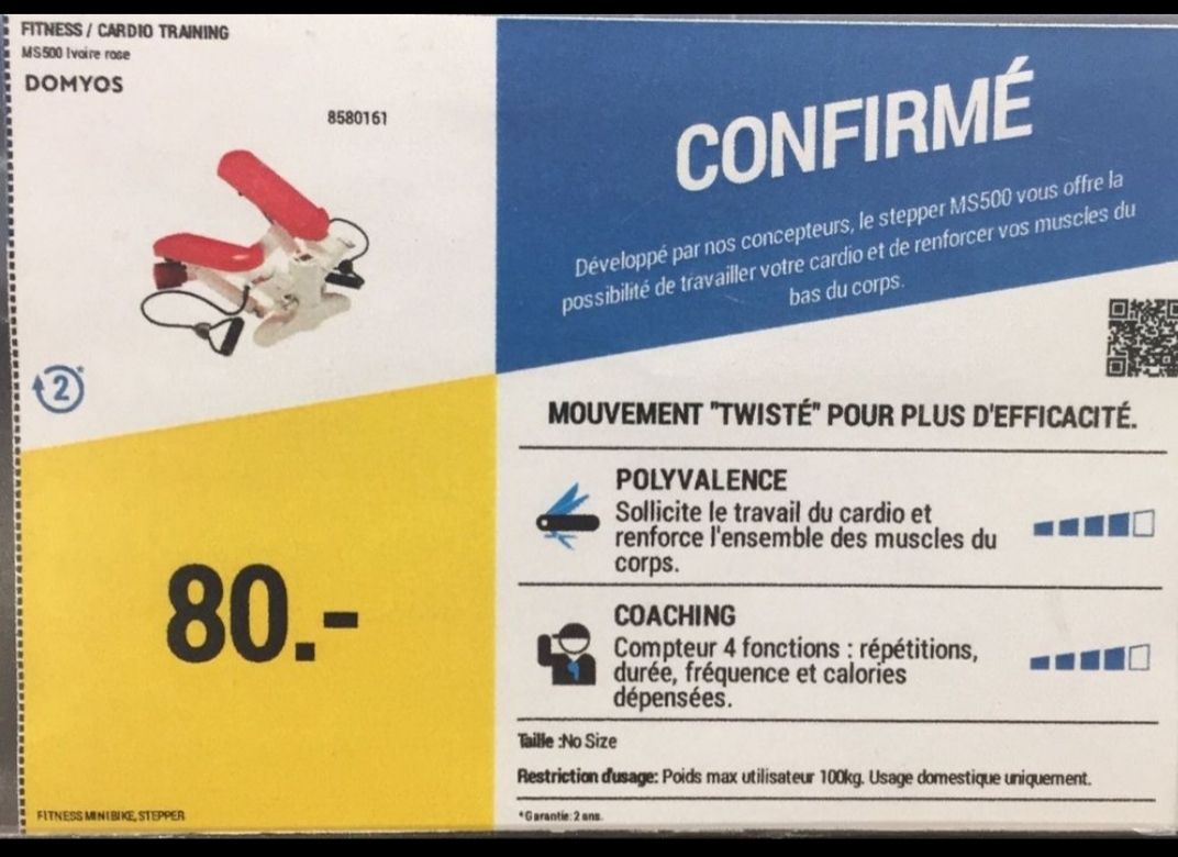 Hometrainer: Step – Nuovo (secondo la descrizione) da Bedano venduto da Zirpa 1