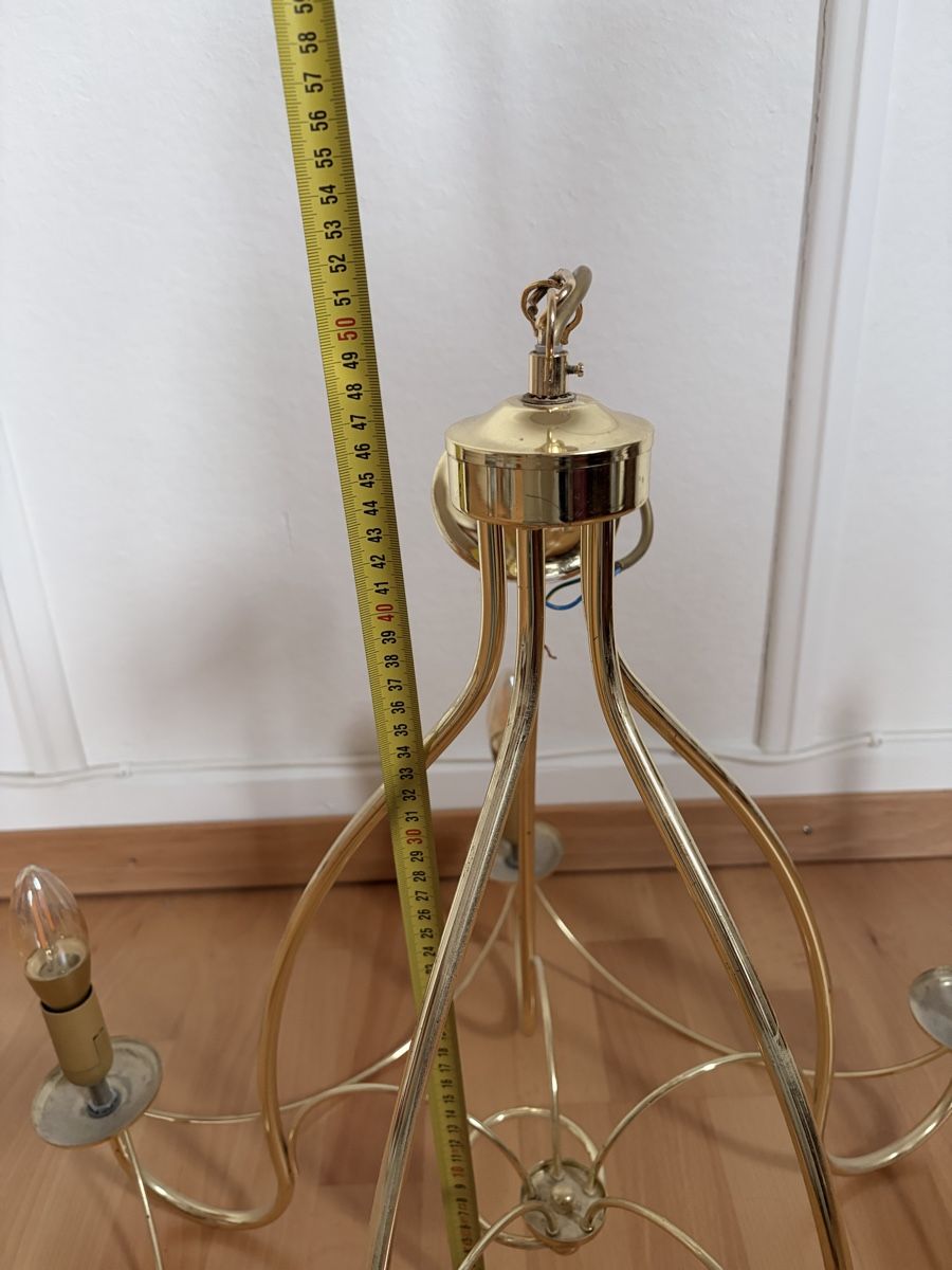 Lustres & lampes de plafonds: Goldener Kronleuchter – D'occasion à Buch am Irchel par emi_cgg7 3