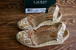 Ralph Lauren Sandal Cala Batik Tribal Cotton 6.5 / 37,5 Neu