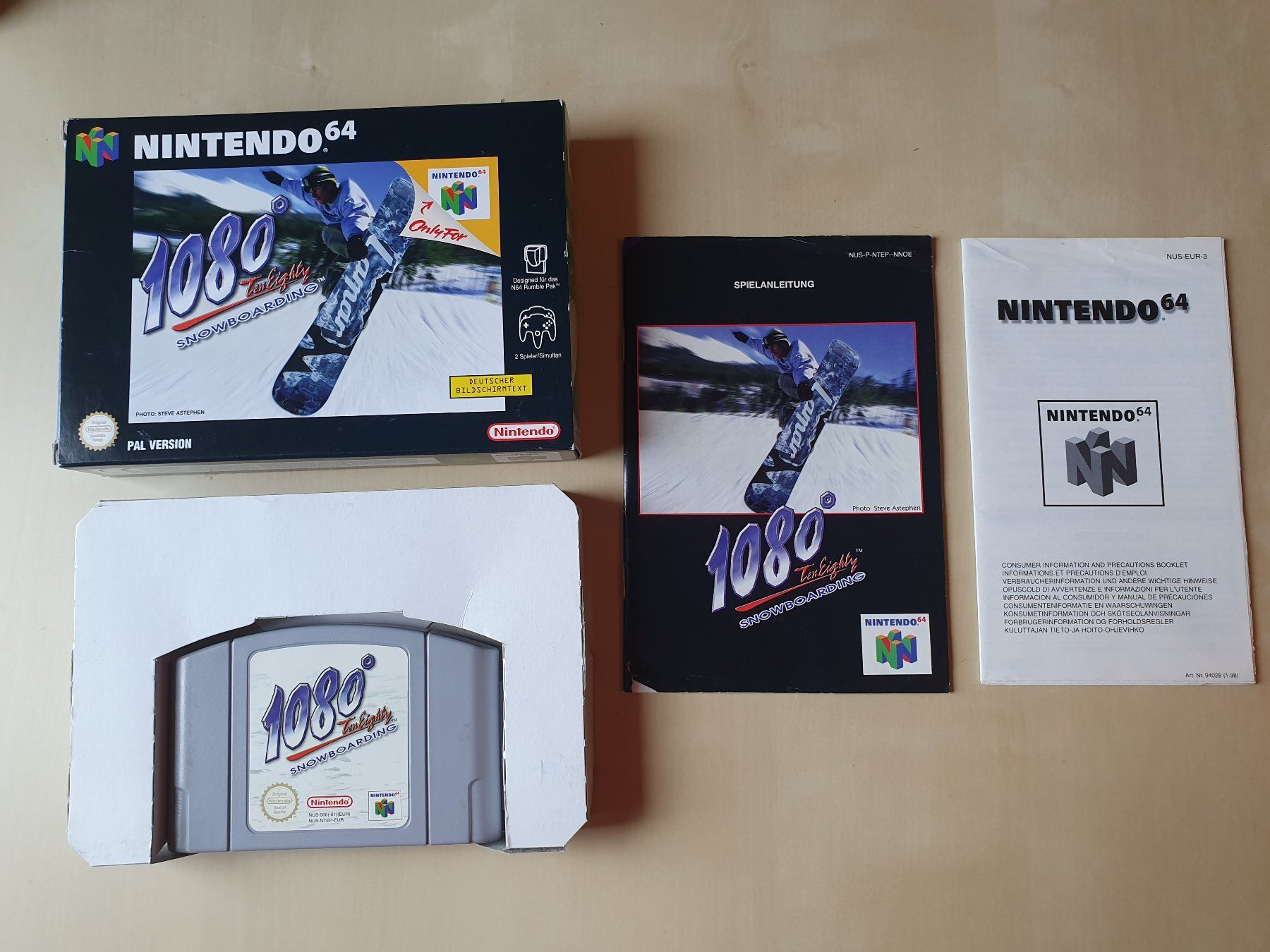 Nintendo Giochi: 1080 TenEighty Snowboarding – Usato da Stansstad venduto da collectorsshop 6
