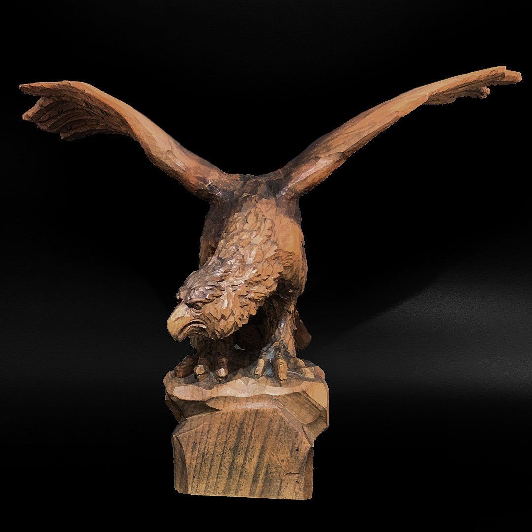 Sculture & Statue: Imposanter geschnitzter Brienzer Adler – Usato da Luzern venduto da Eukalyptus 2