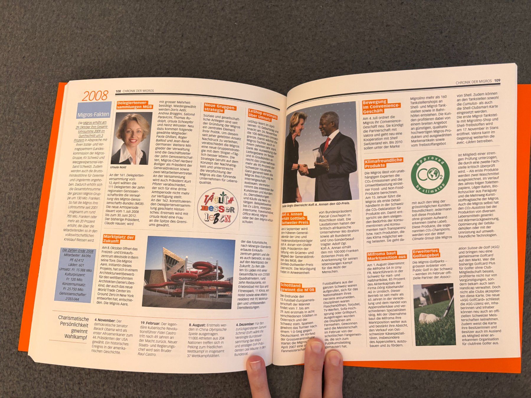 Libri: Buch Chronik der Migros 1925 bis 2012 – Usato da Dübendorf venduto da Moomin8600 1