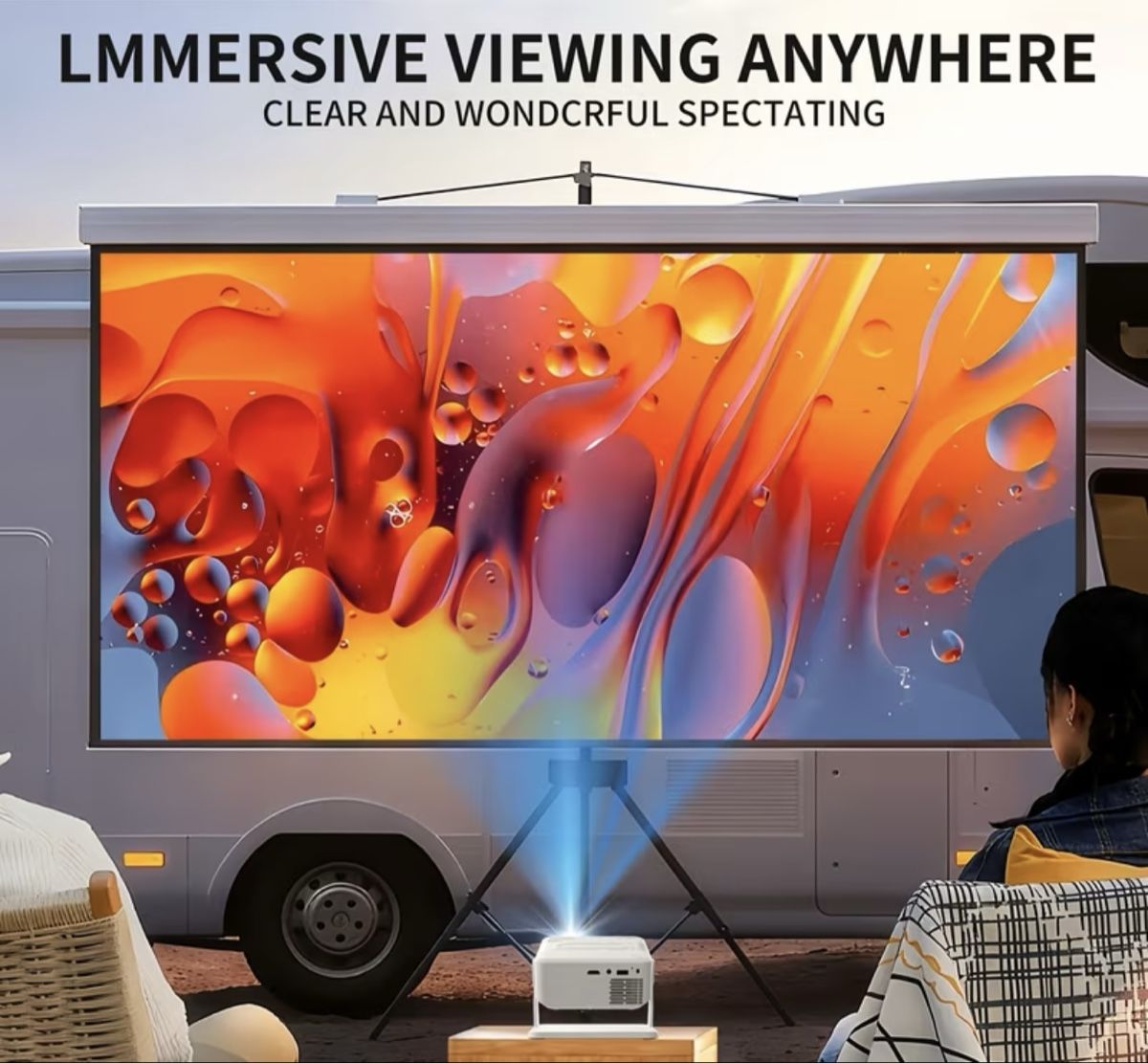 Proiettori: AOC Beamer mit 4K Video neu – Nuovo e nell'imballaggio originale da Bern venduto da moh_f82k 3