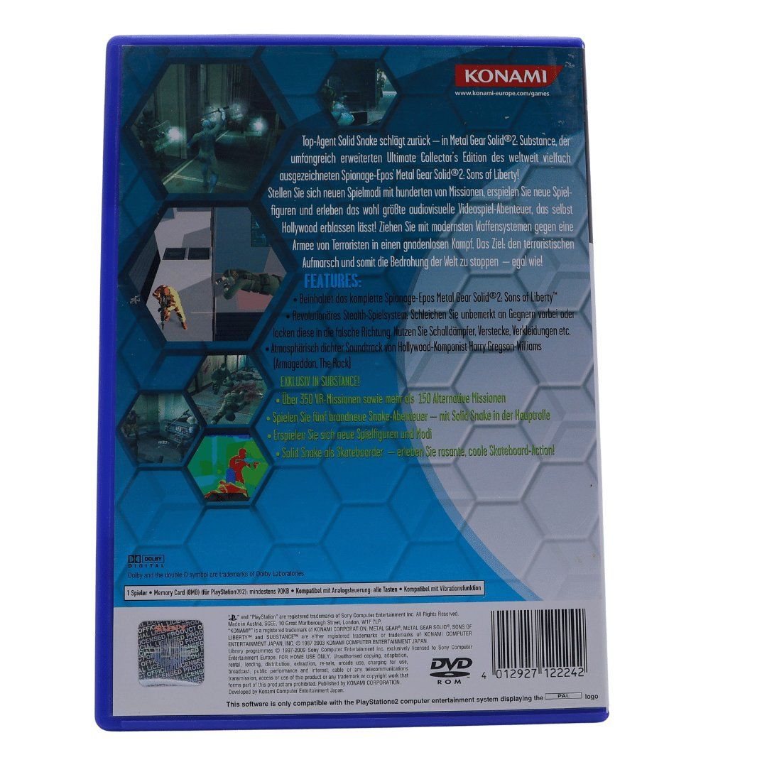 Jeux: Metal Gear Solid 2 - PS2 – D'occasion à Paudex par dindeboy 2