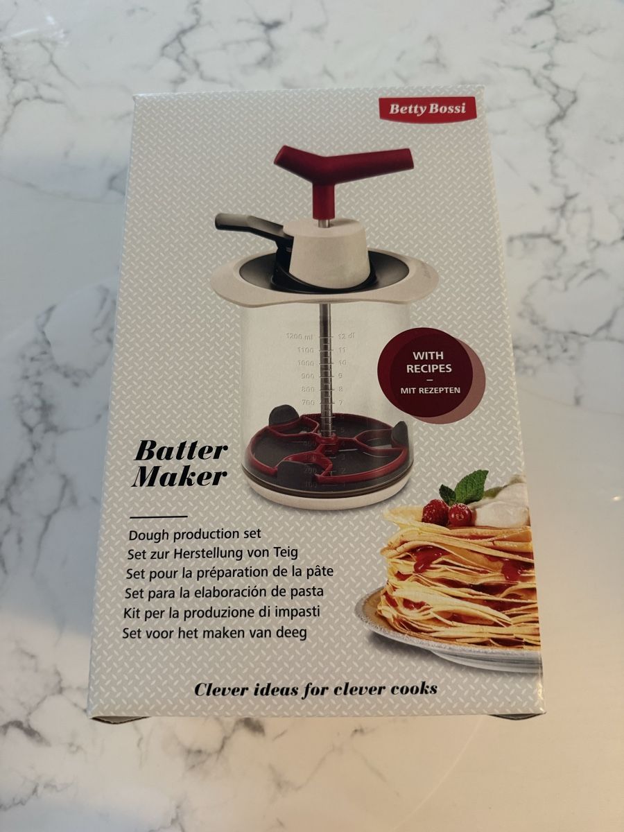 Betty Bossi Elettrodomestici da cucina: Betty Bossy batter Maker und Roller set – Nuovo e nell'imballaggio originale da Luterbach venduto da uhrmacherin89 4