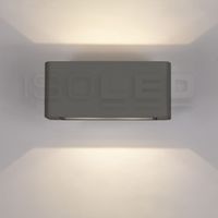 LED Aussen Wandleuchte, 15 cm x 9 cm