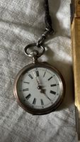 Taschenuhr Remontoir Cylindre 8 Rubis mit Kette gebraucht