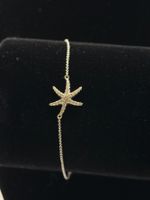 Bracelet étoile de mer – Or blanc 18k & diamants