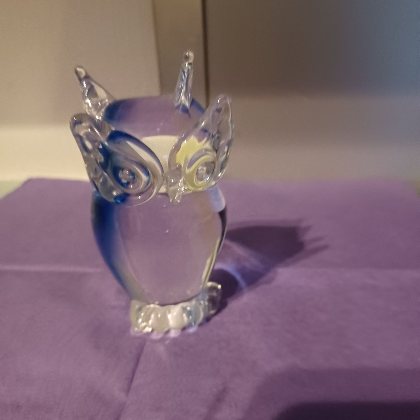 Figuren: schwere Eule aus Glas 10 cm gross – Gebraucht aus Abtwil SG von luupsy 3