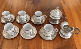 Porzellan Espressotassen 6-teilig