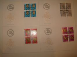Pro Patria FDC 1994 Nr. 243 - 246 Volkskunst aus der Schweiz