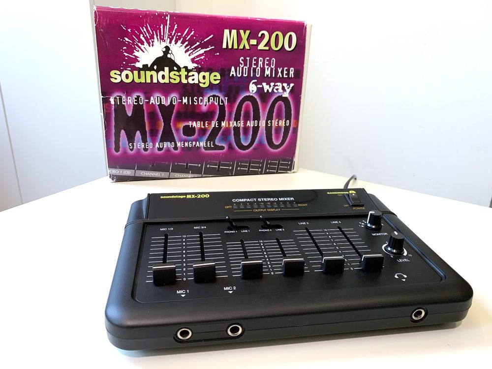 Soundstage MX-200 Compact Stereo Mixer (Gebraucht) in Münchenstein für ...