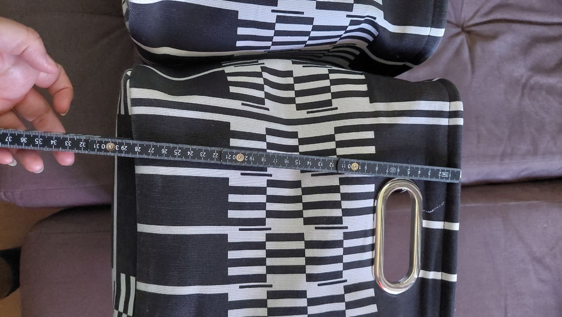 Casse di trasporto: 3er Set Stoffboxen mit Muster – Usato da Zürich venduto da Romstyle 1