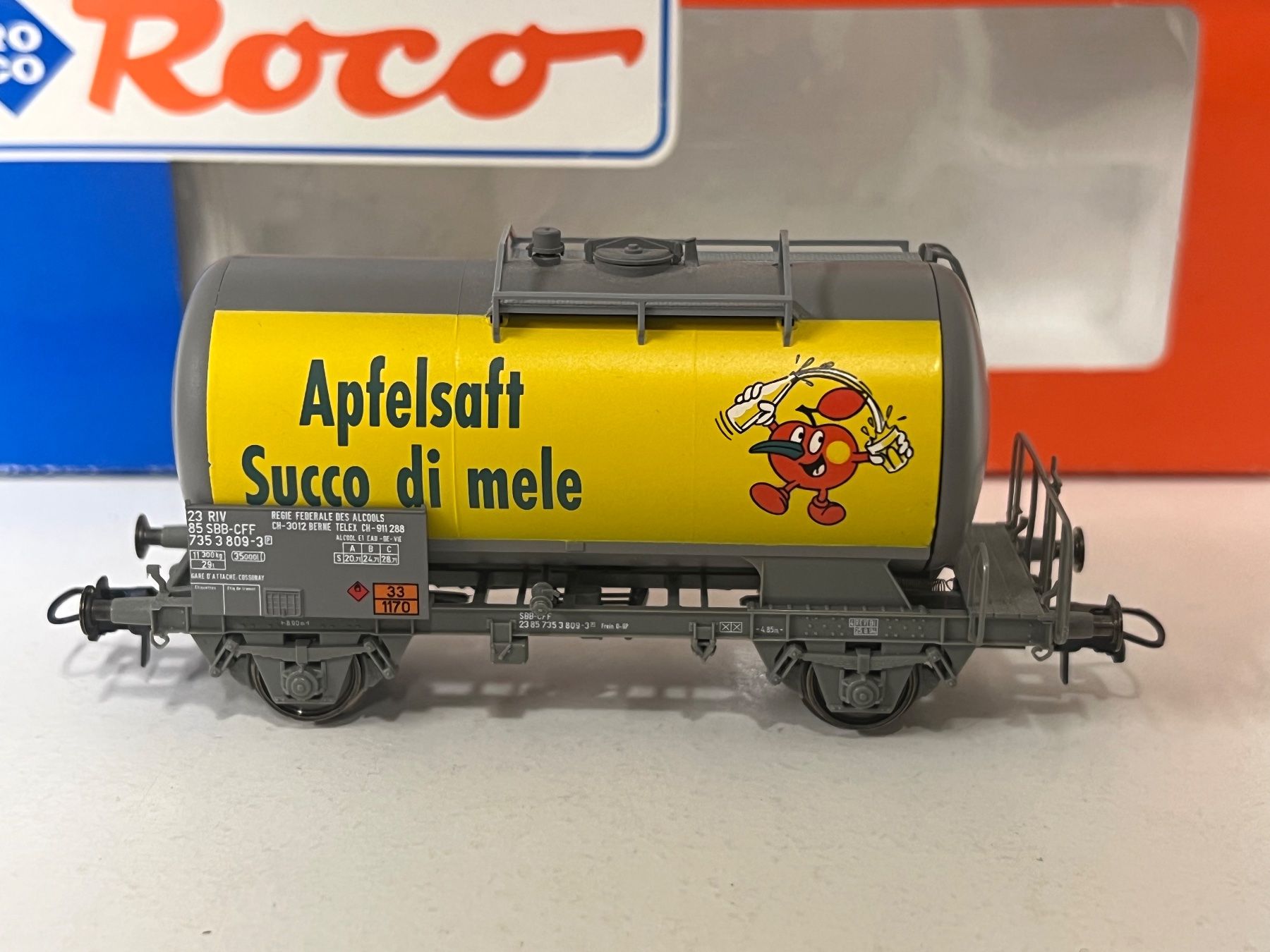 Roco Modellini di ferrovie: Roco 46667 Apfelsaft SBB H0 DC – Nuovo (secondo la descrizione) da Geroldswil venduto da TopTrain54 1