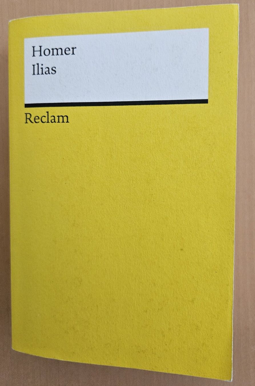 Bücher: Homer: Illias – Gebraucht aus Schaffhausen von asyouwestley