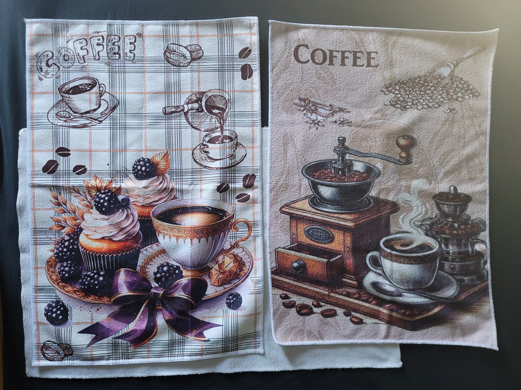 Strofinacci: Kaffee, Microfaser Küchentuch, Torchon en microfibre, towel – Nuovo (secondo la descrizione) da Zollikerberg venduto da Nice_Name 1