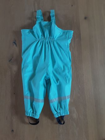 Matschhose/Regenhose Gr.86/92  sehr wenig getragen!
