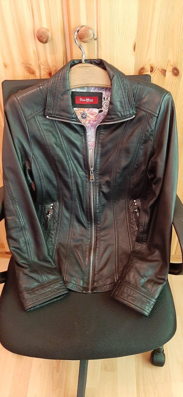 Giacche: Damen - Lederjacke, David Moore, schwarz, Gr. 36 /38 – Usato da Wiesendangen venduto da pau_56xn 4