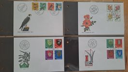 24 Pro Juventute Ersttagsbriefe (FDC) ab 1971 bis 1997