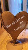Herz mit Spruch für Blumen DEKO etc.