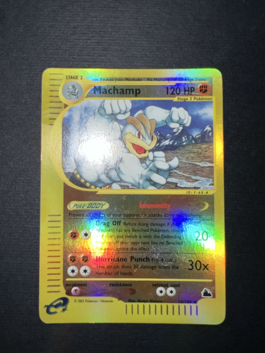 Pokémon Carte collezionabili: Machamp Skyridge Reverse English – Usato da Basel venduto da luc_8ghp