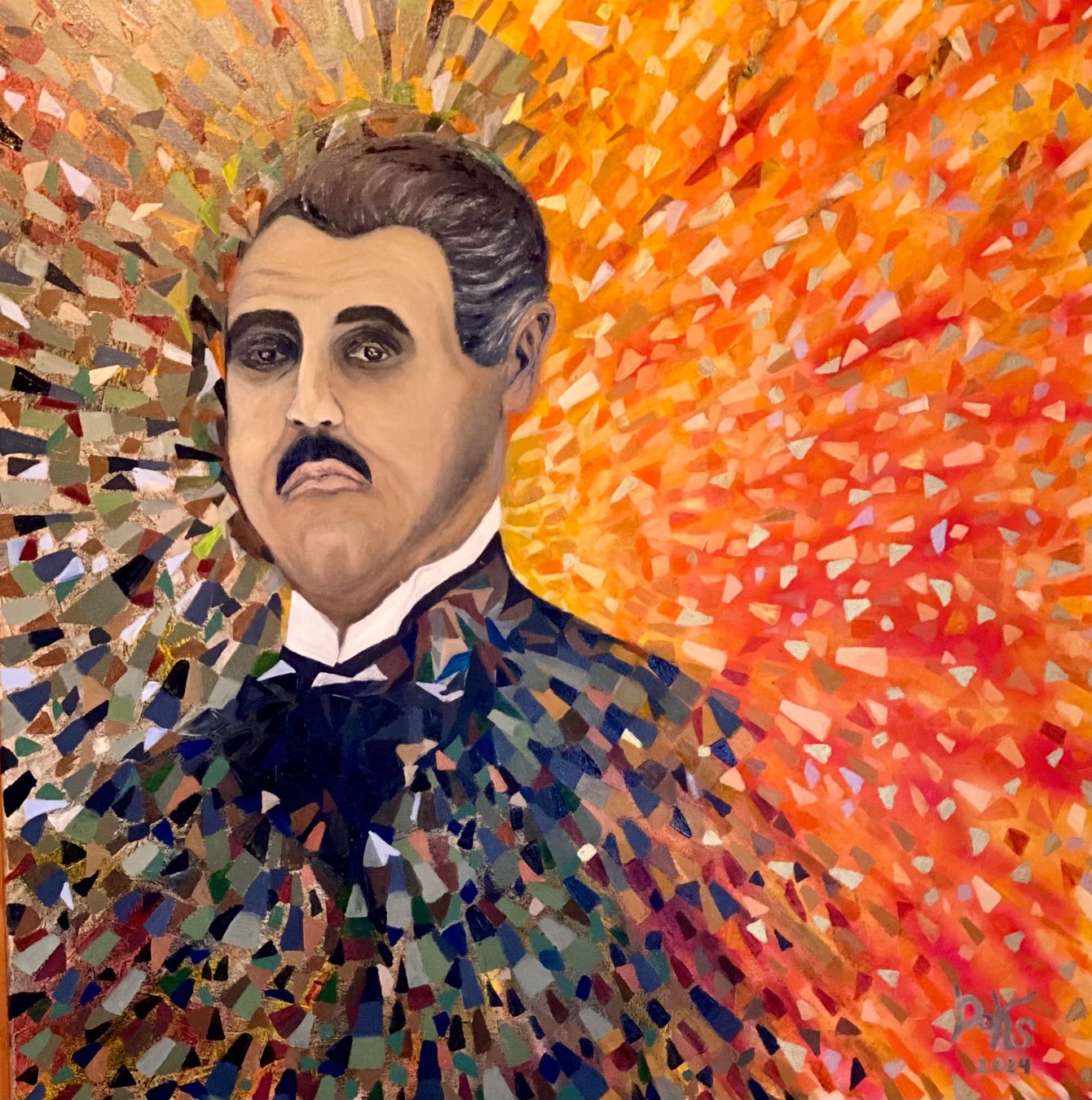 Gemälde: Don Corleone oil Bild Kunst Doks – Neu und originalverpackt aus Beromünster von dok_b8mf