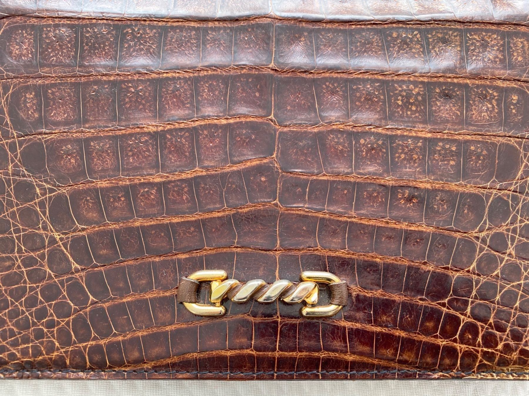 Borse da donna: Vintage Kroko Tasche/Clutch – Usato da Bern venduto da schnupka 1