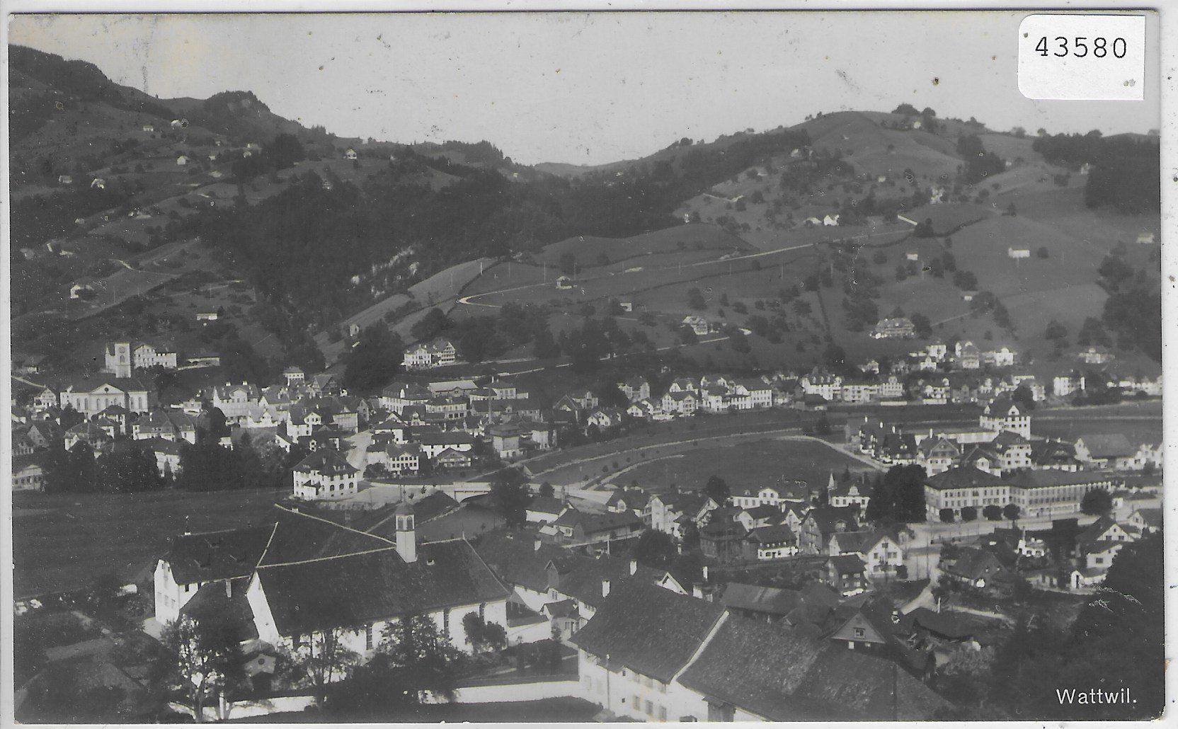 Cartoline postali: Wattwil - Generalansicht – Usato da Ettingen venduto da Kartenplanet