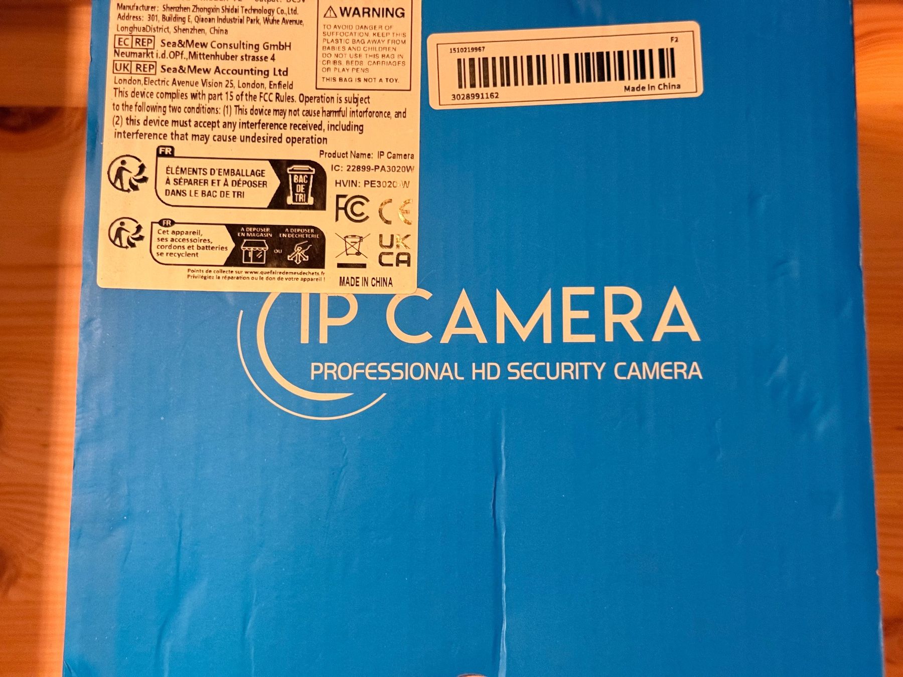 Sistemi d'allarme: IP Camera HD Überwachungskamera neu – Nuovo e nell'imballaggio originale da St. Gallen venduto da Wood26 1