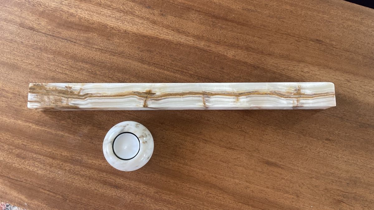 Tutte le decorazioni: Marble decoration and Tealight Holder Set  – Usato da Meilen venduto da KatKatHar