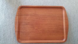 Teakholz Tablett / Fa. Ladybird Dänemark / 50er Jahre